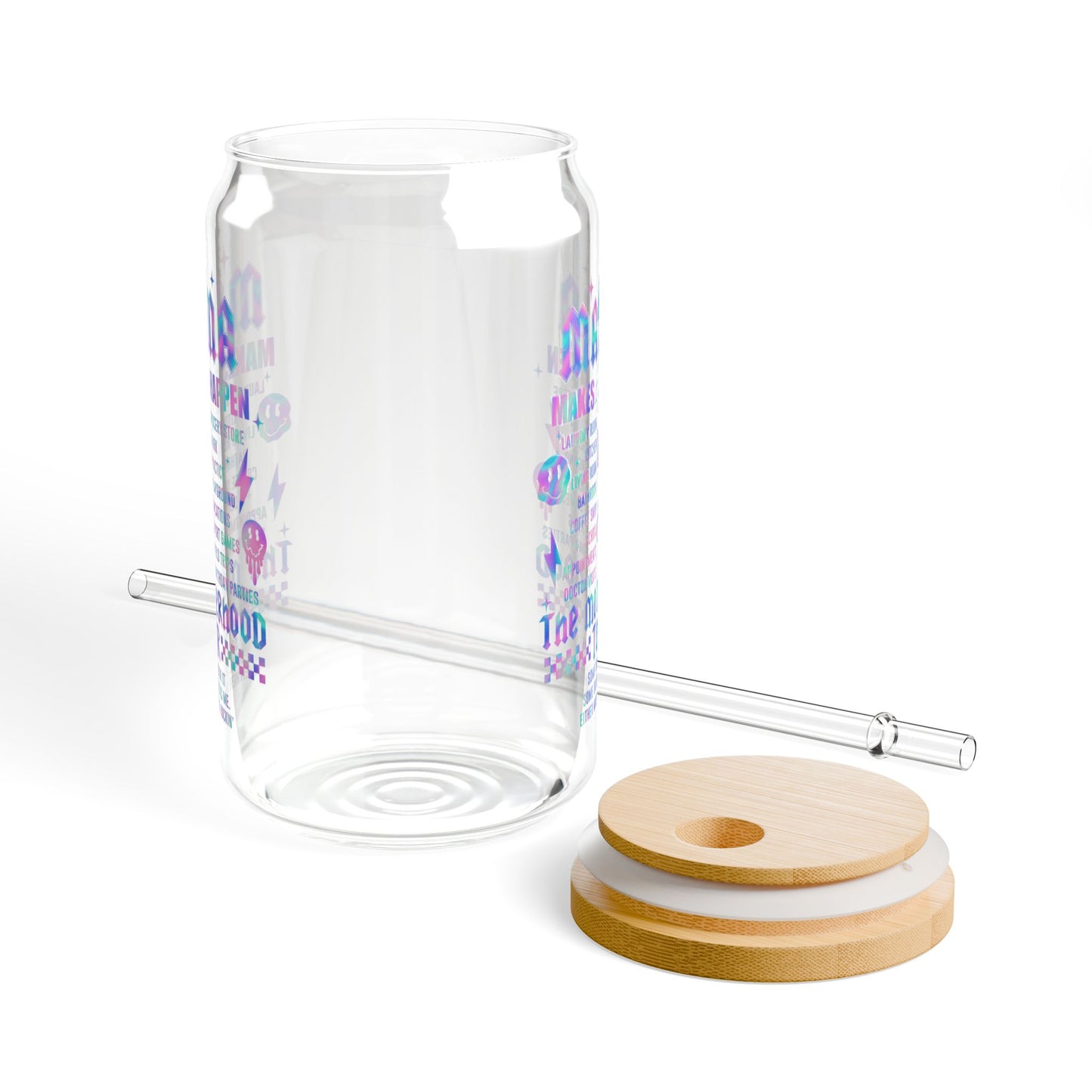 Sipper Glass, 16oz, Mama Tour
