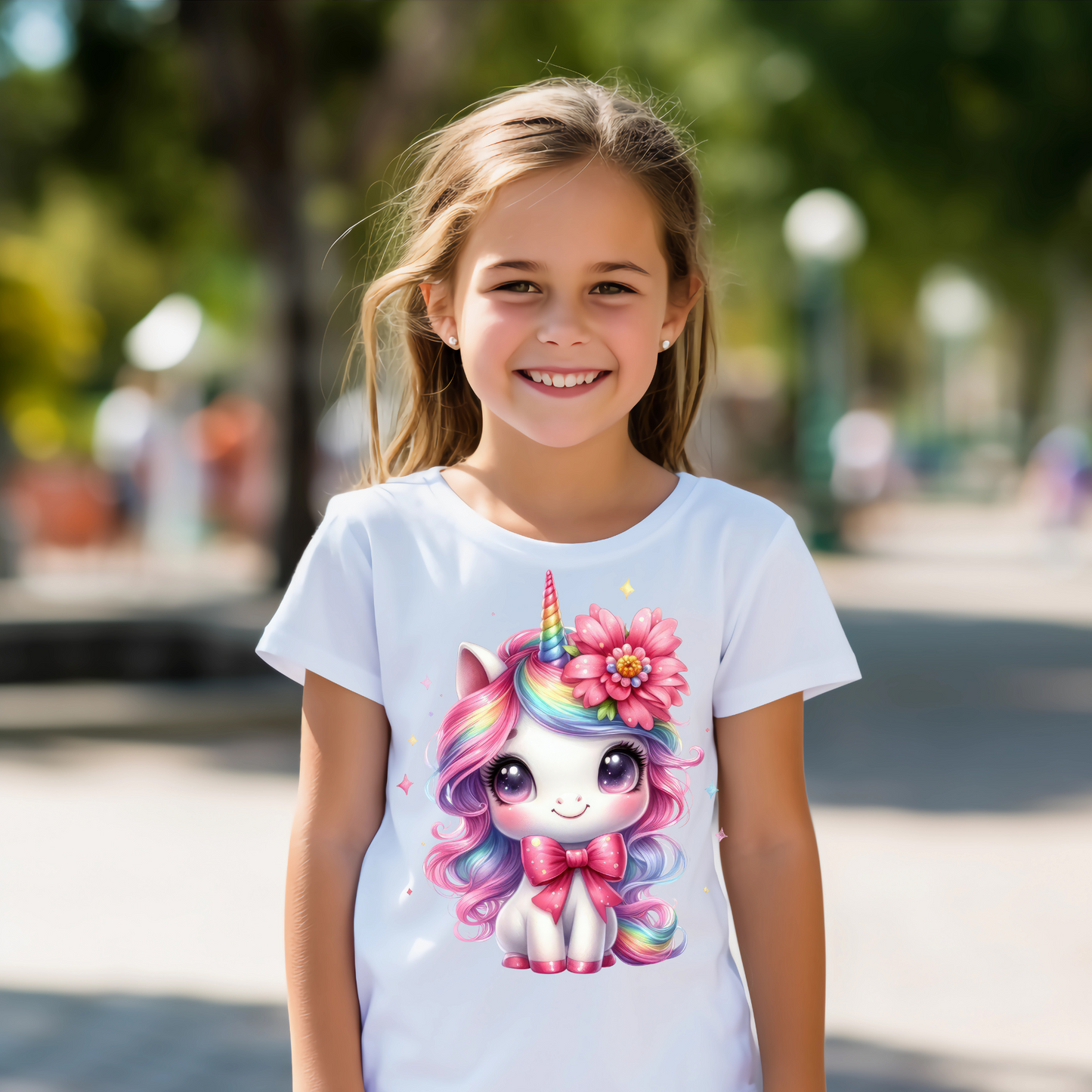 Children's Shirt -Girls Unicorn 13-3