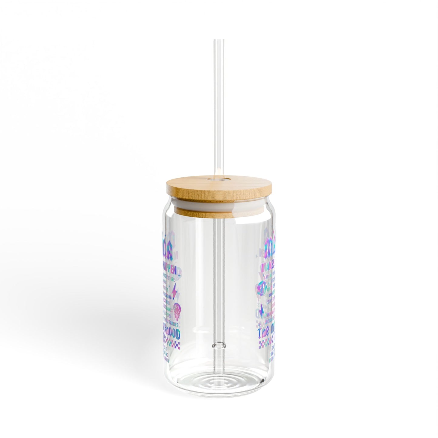 Sipper Glass, 16oz, Mama Tour