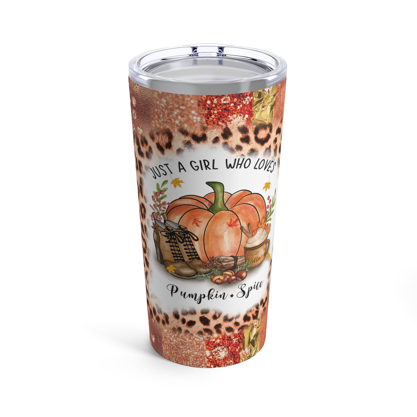 Fall Pumpkin Travel Tumbler 20oz 300-3