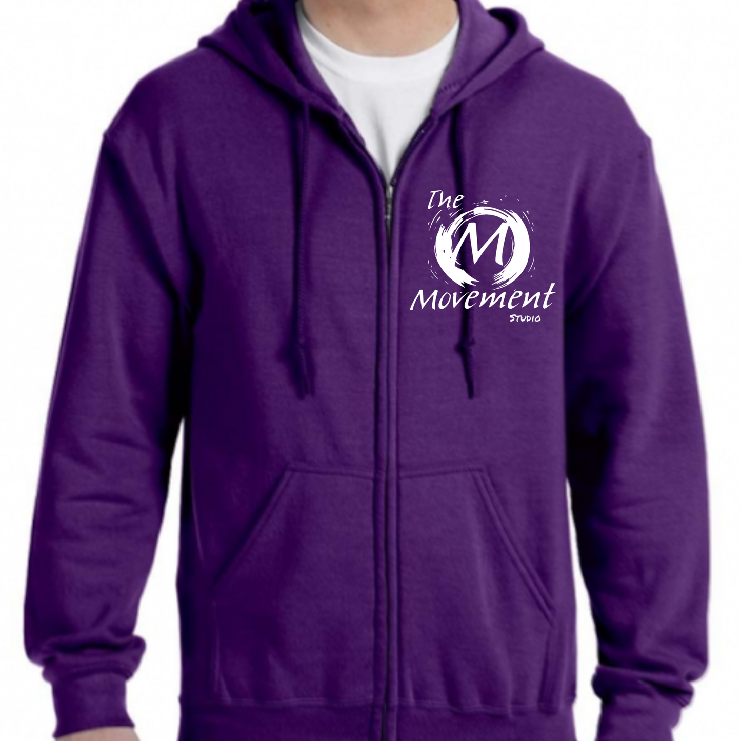 The Movement Studio Adult Full-Zip Hoodie Classic Comfort Meets Studio Style