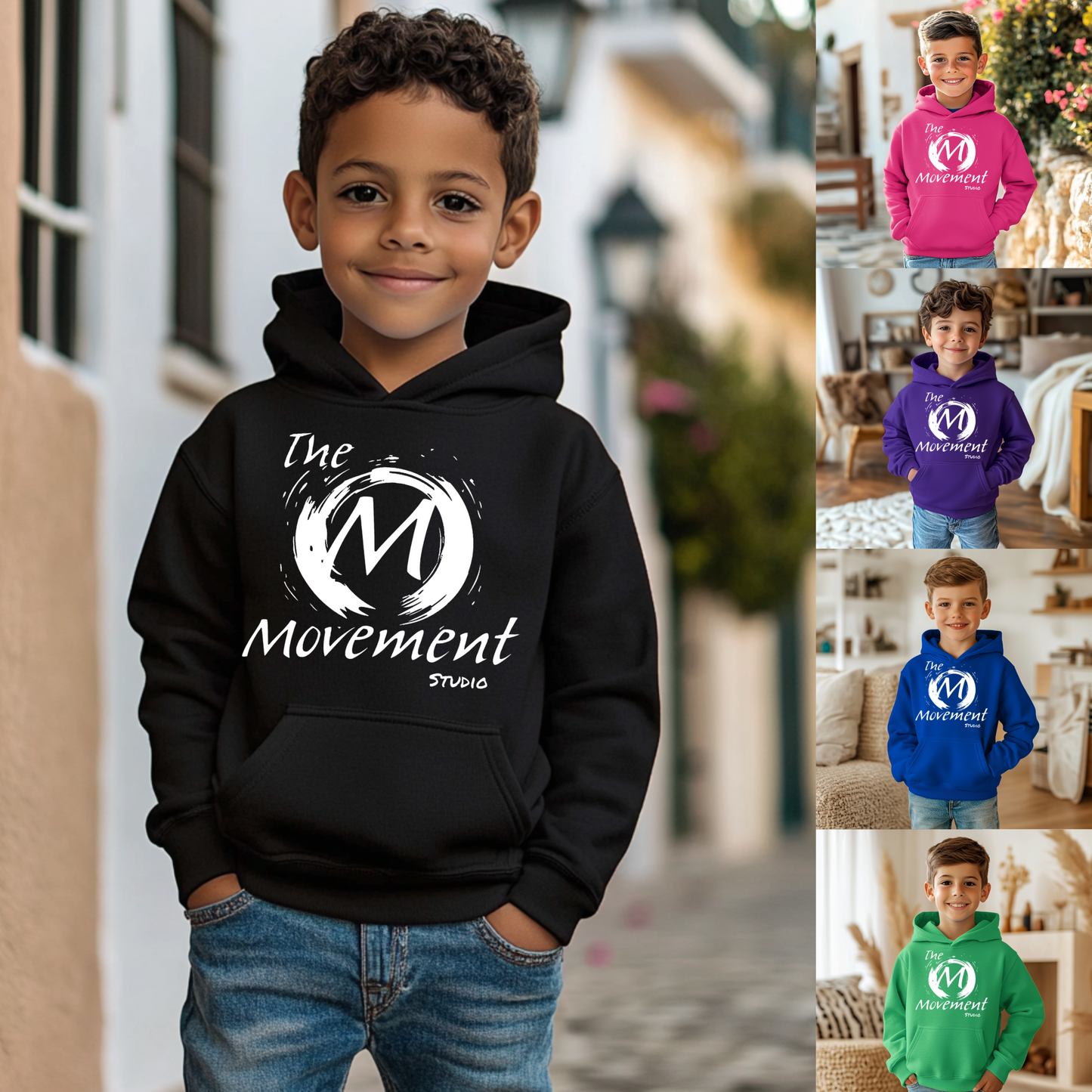 Youth The Movement Studio Logo Hoodies!