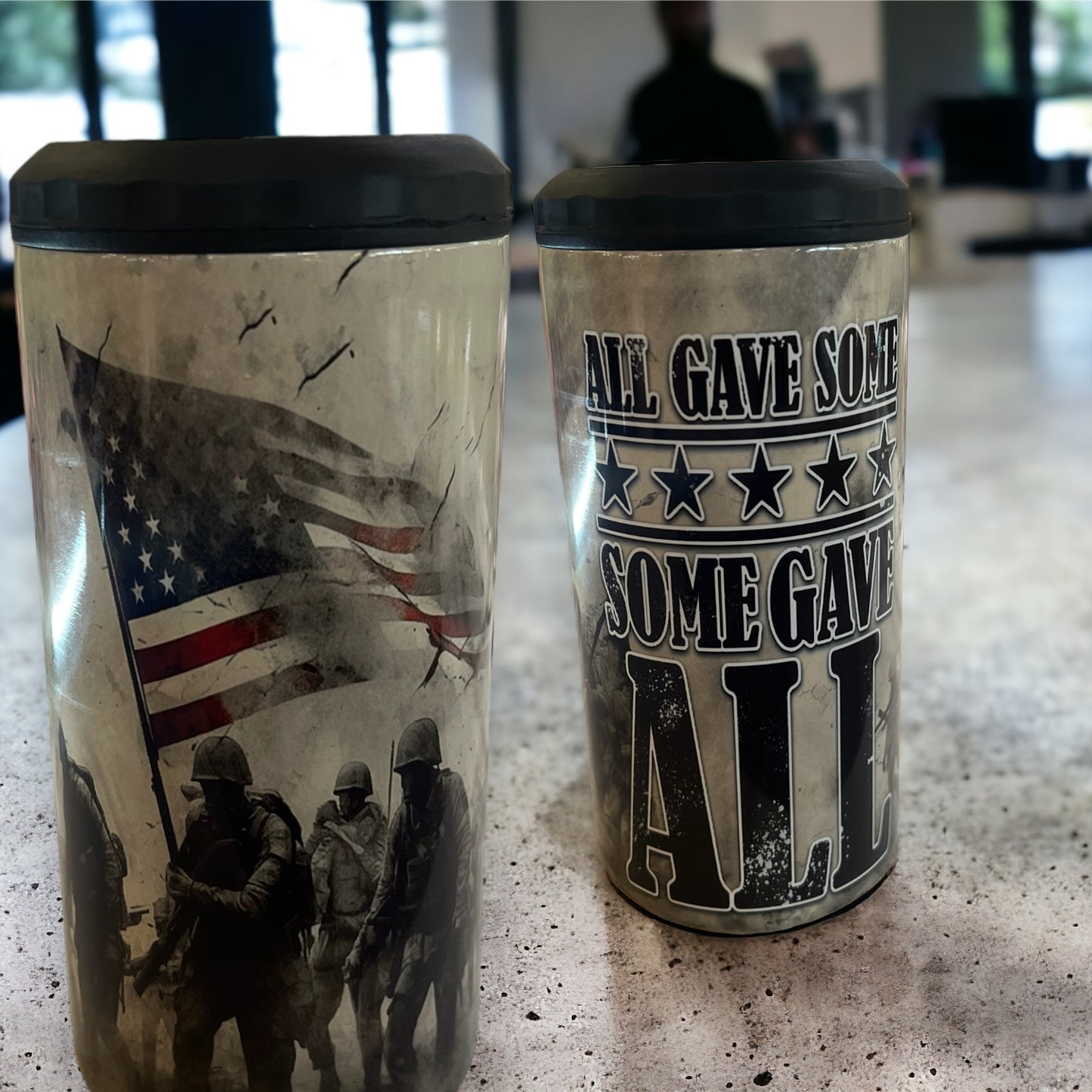 4 in 1 Bottle and Can Holder and Tumbler 16oz - all gave some, and some gave all 