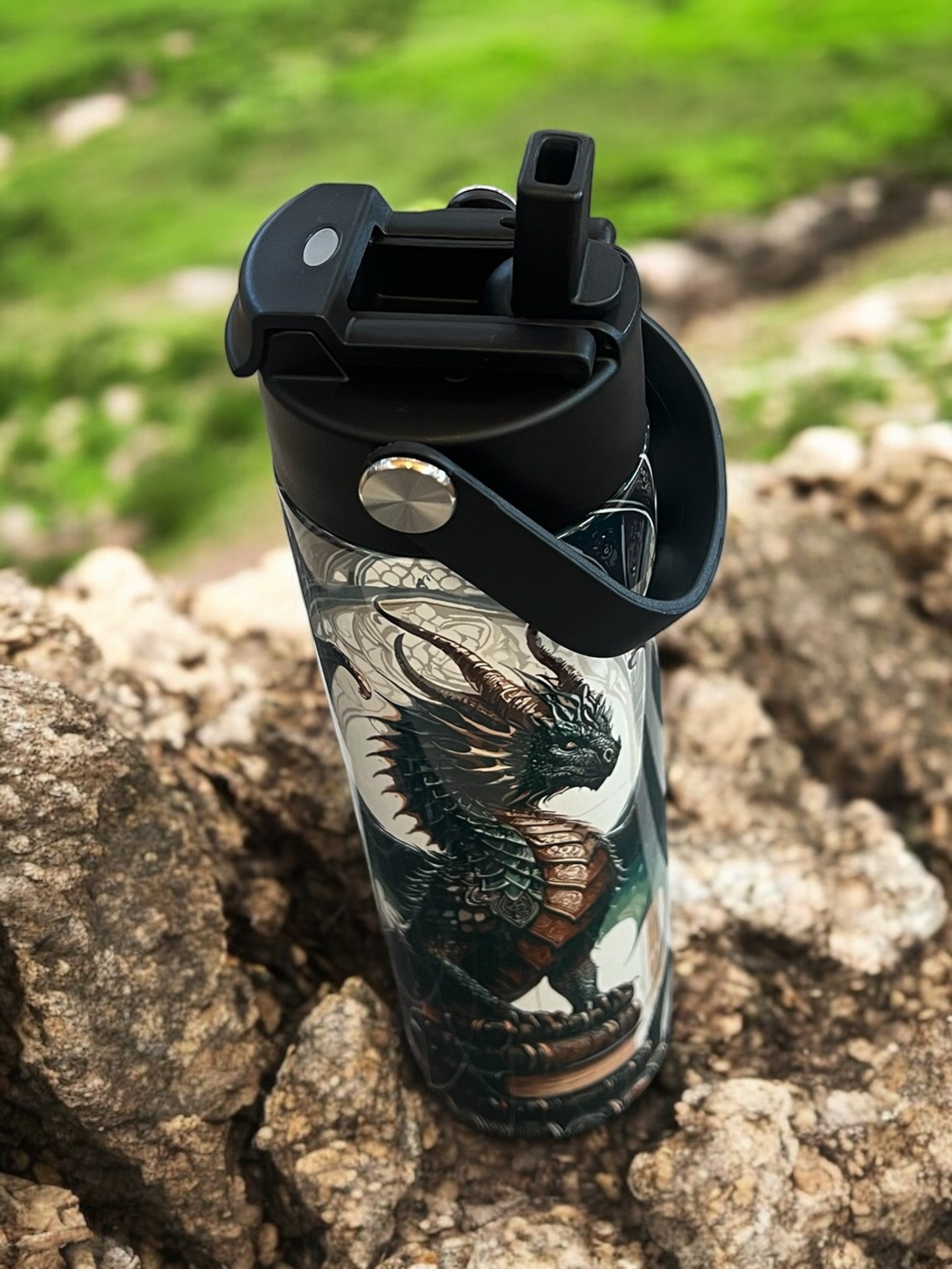 Dragon Book 20oz Water Bottles - Water Bottle/Tumbler/Coffee Tumbler