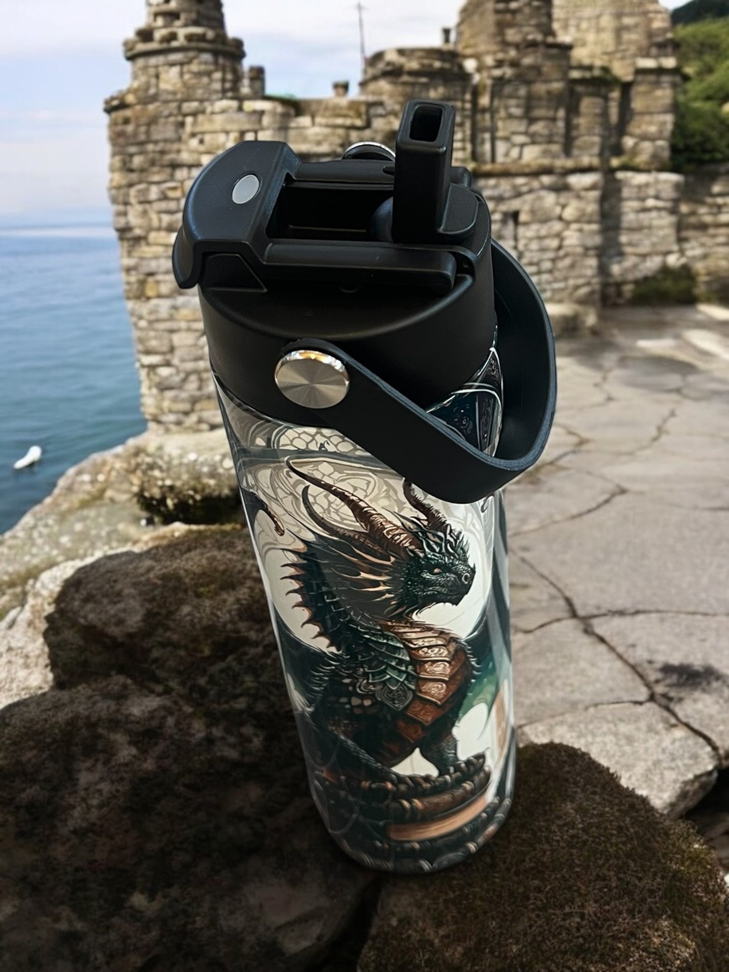 Dragon Book 20oz Water Bottles - Water Bottle/Tumbler/Coffee Tumbler