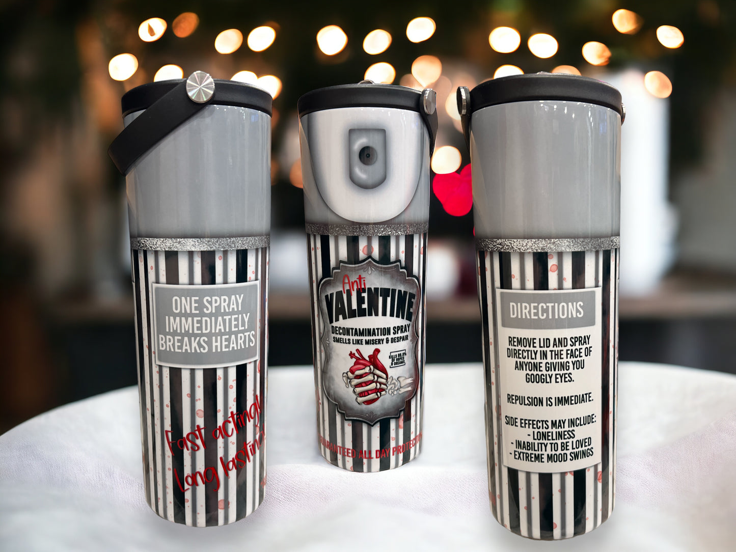 20oz Water Bottle- Anti Valentine Spray