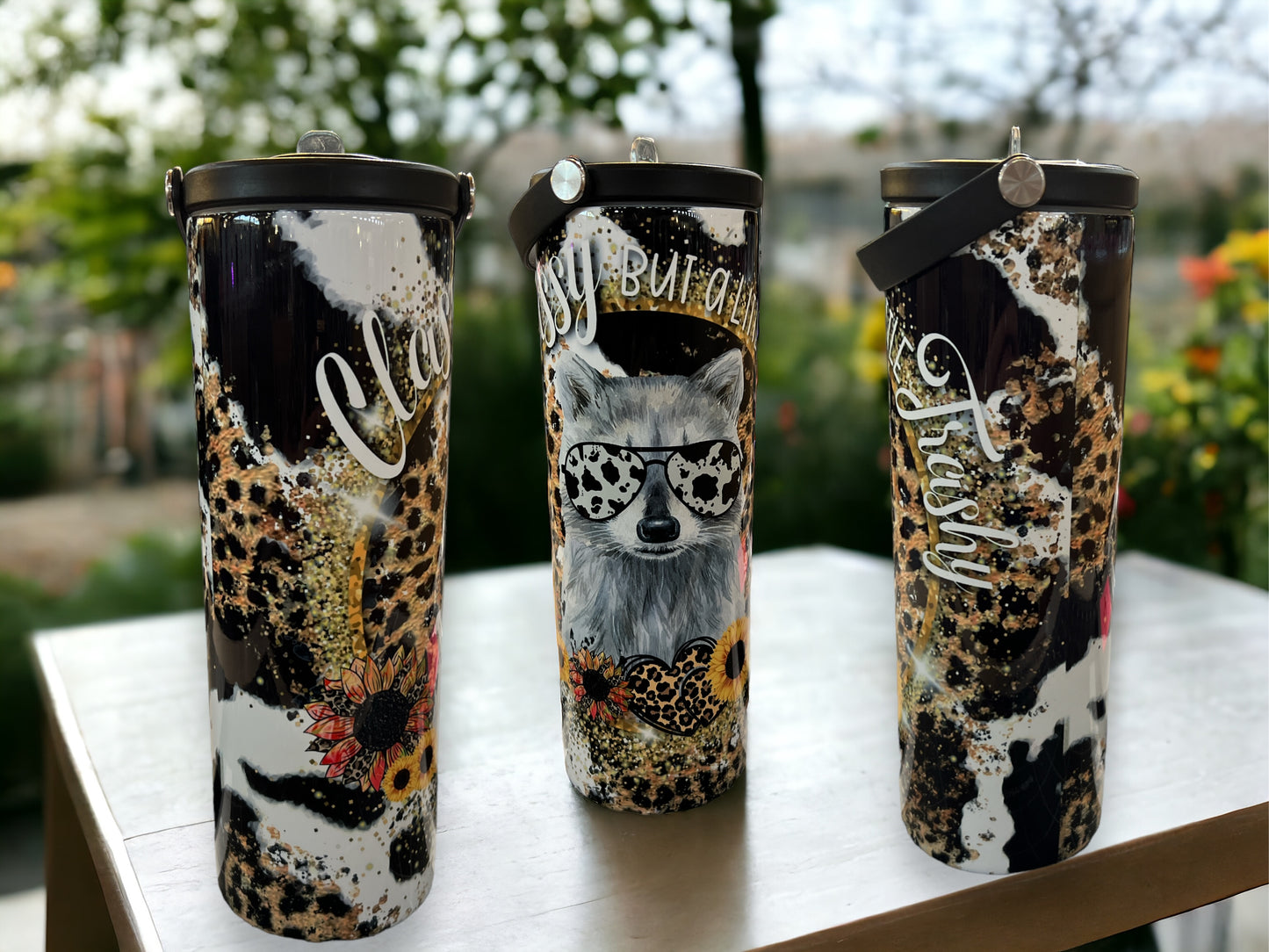 20oz Water Bottles -classy, but a little trashy 