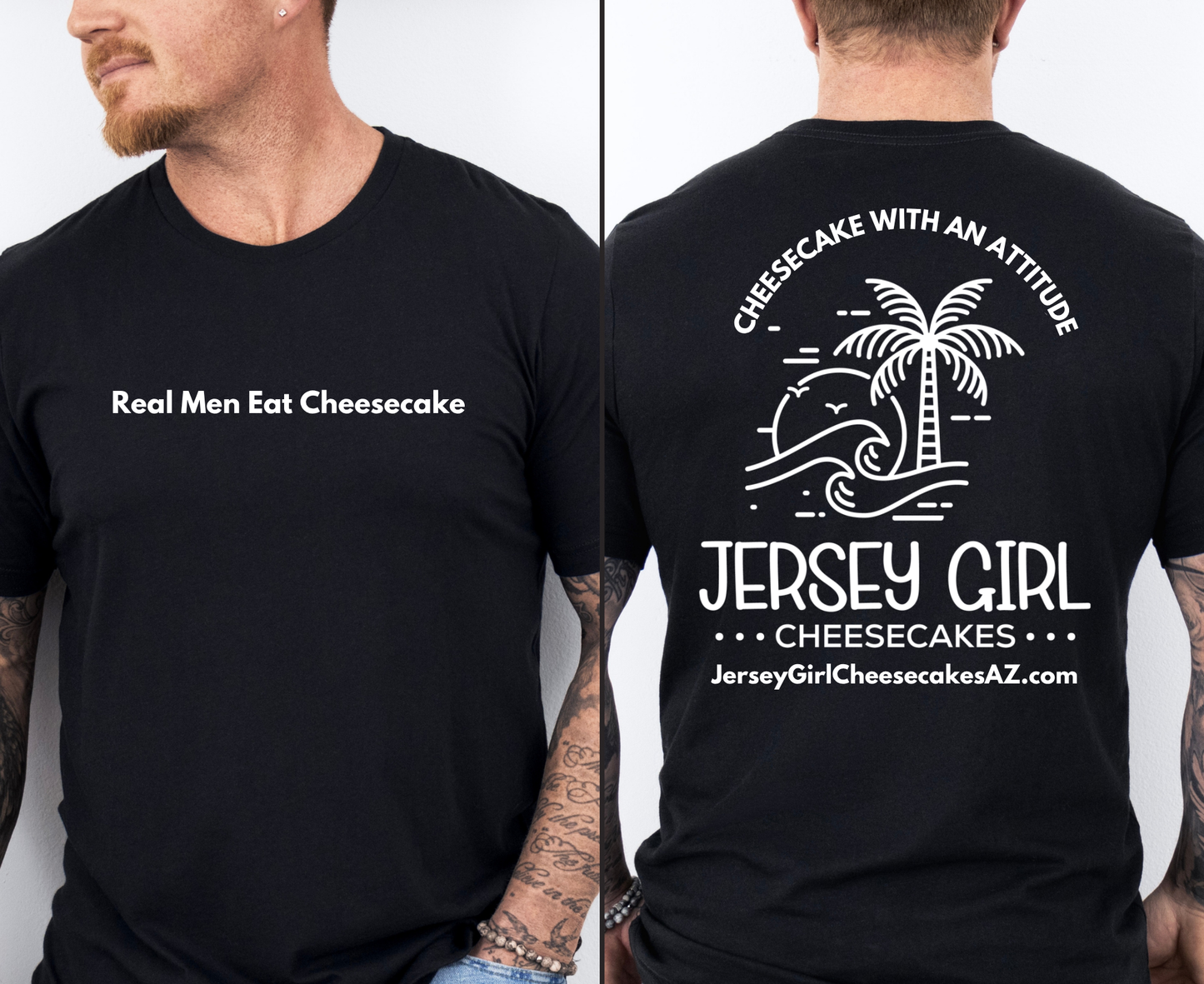 Real Men Eat Cheesecake, Jersey Girl Unisex T-Shirt