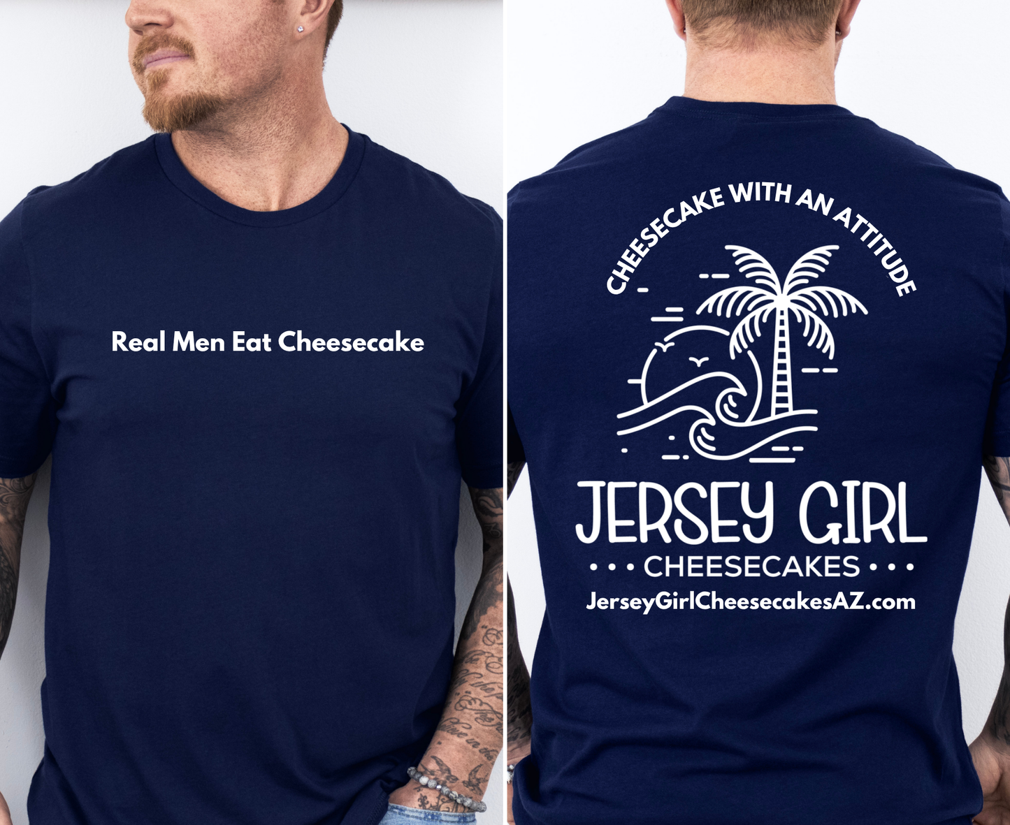 Real Men Eat Cheesecake, Jersey Girl Unisex T-Shirt