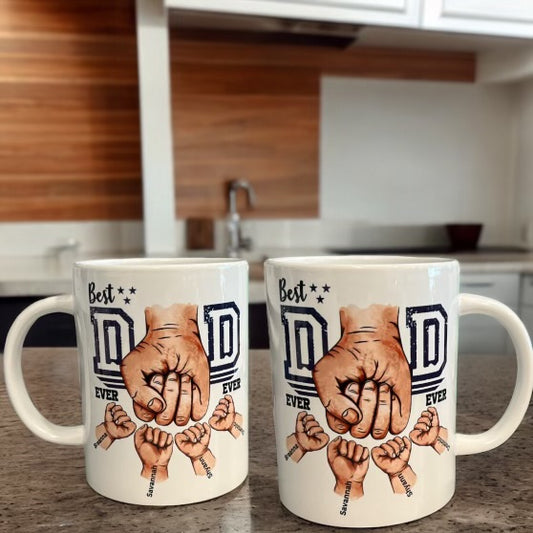 Custom Fist Bump Mug 15oz – The Ultimate Father’s Day Gift