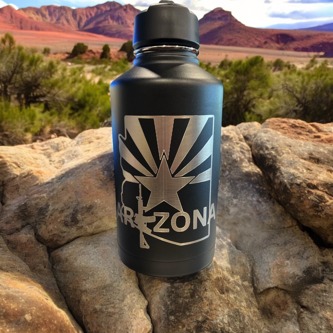 64oz Thirst Quencher- Engraved AR Arizona