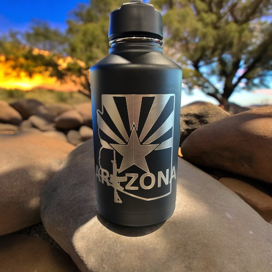 64oz Thirst Quencher- Engraved AR Arizona