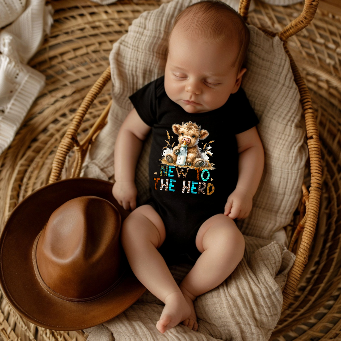 New to the Herd - Baby One Piece