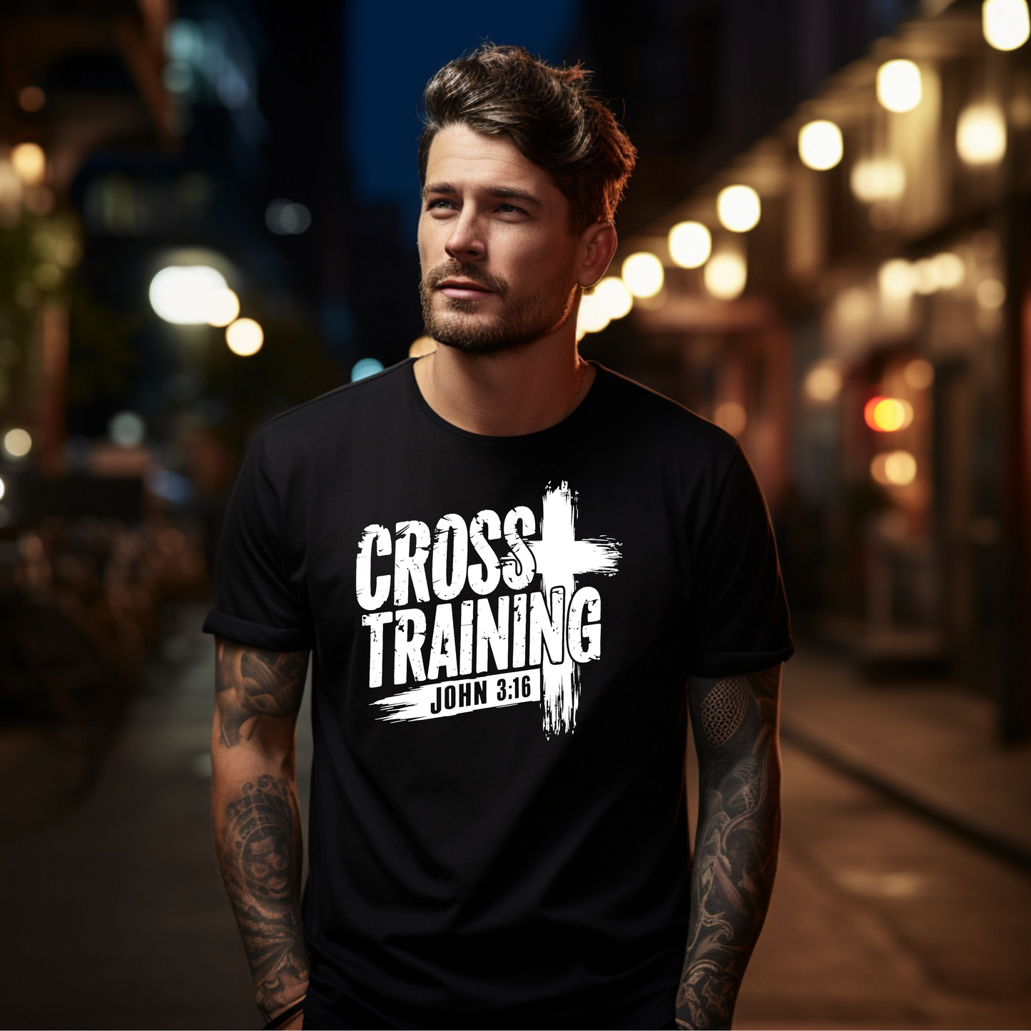 Cross Training John 3:16 Christian/Faith T-Shirt, Hoodie