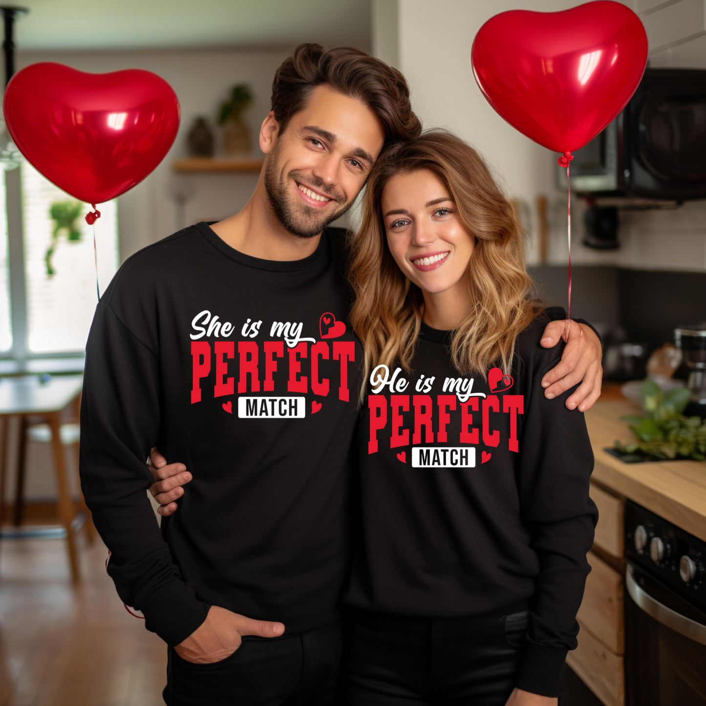 Perfect Match, Couple Love T shirts, Hoodies and Sweatshirts