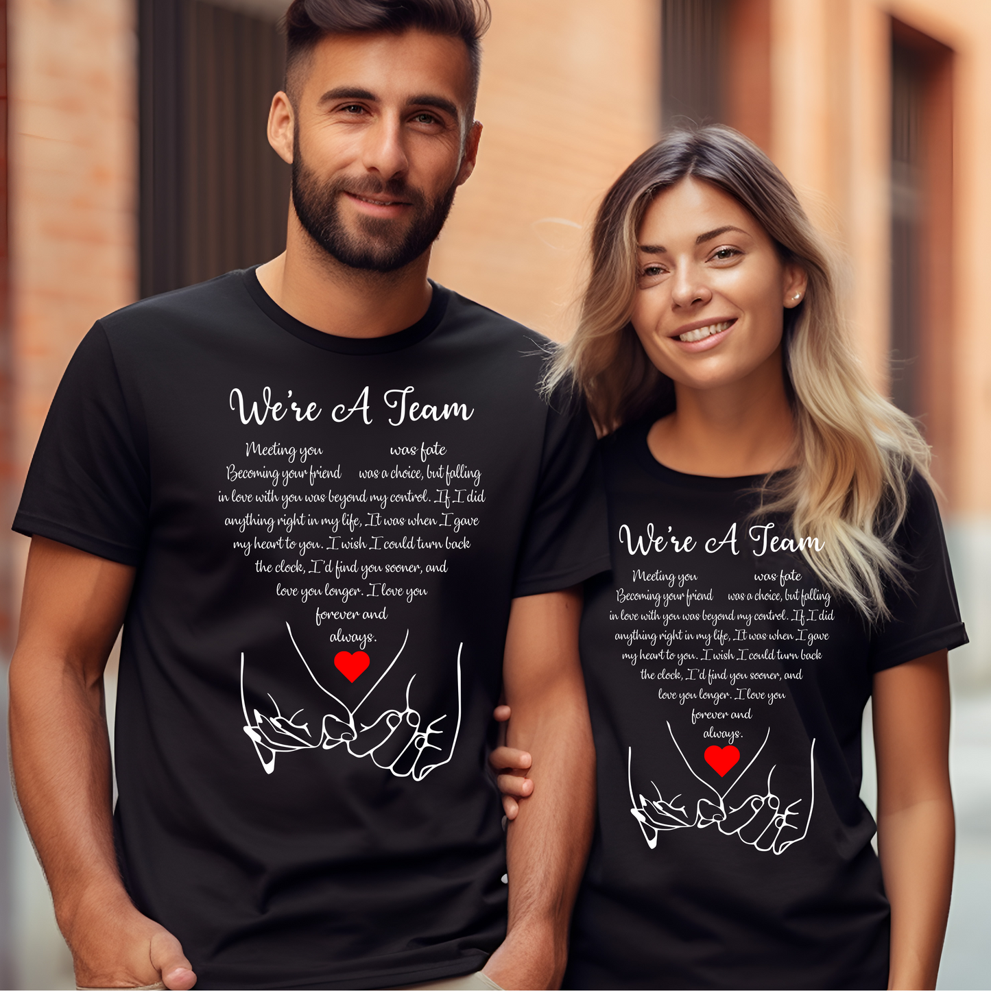 Were a team, Couple Love T shirts, Hoodies and Sweatshirts
