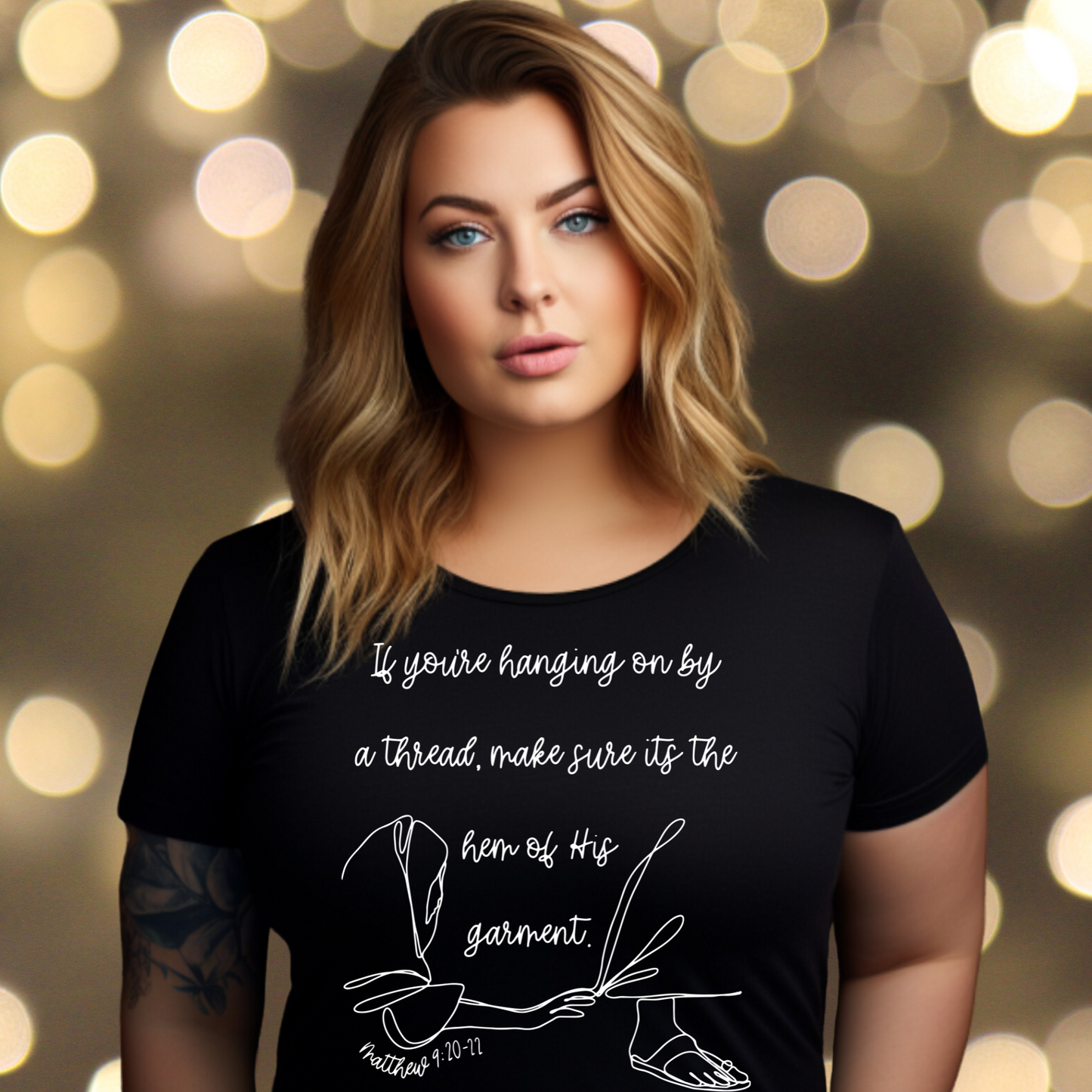 Hem of His Garment – Trendy Christian Shirt | Matthew 9:21 Bible Verse Tee, Hoodie, Sweatshirt