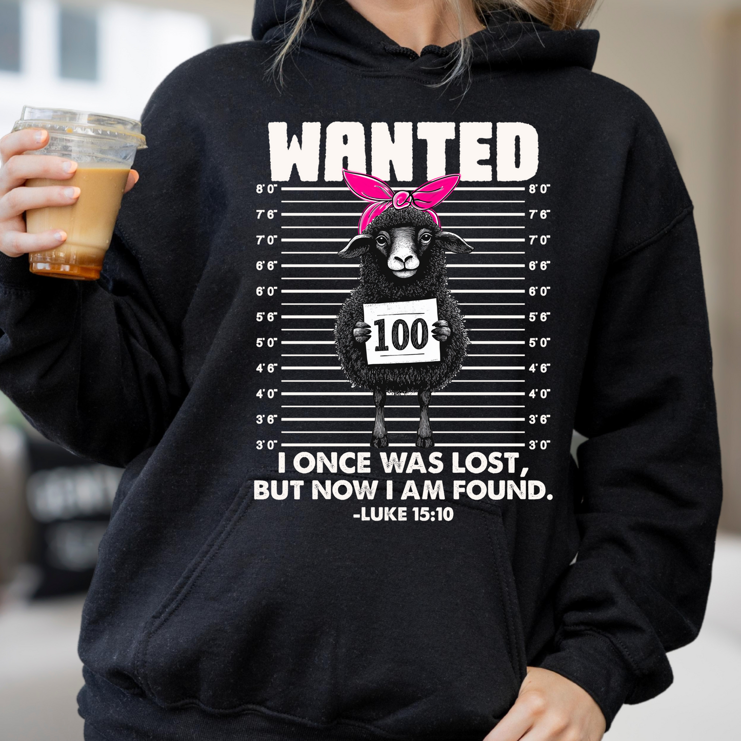 Lost Sheep Christian Shirt – Luke 15:10 | “I Once Was Lost But Now I’m Found” Bible Verse Tee, Hoodie & Sweatshirt