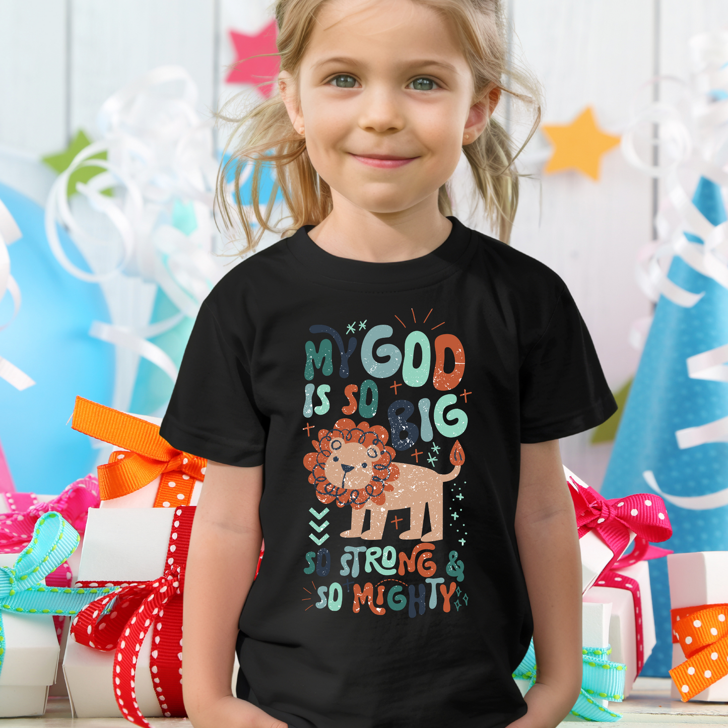 My God is so Big and Strong -Toddler Short Sleeve Tee