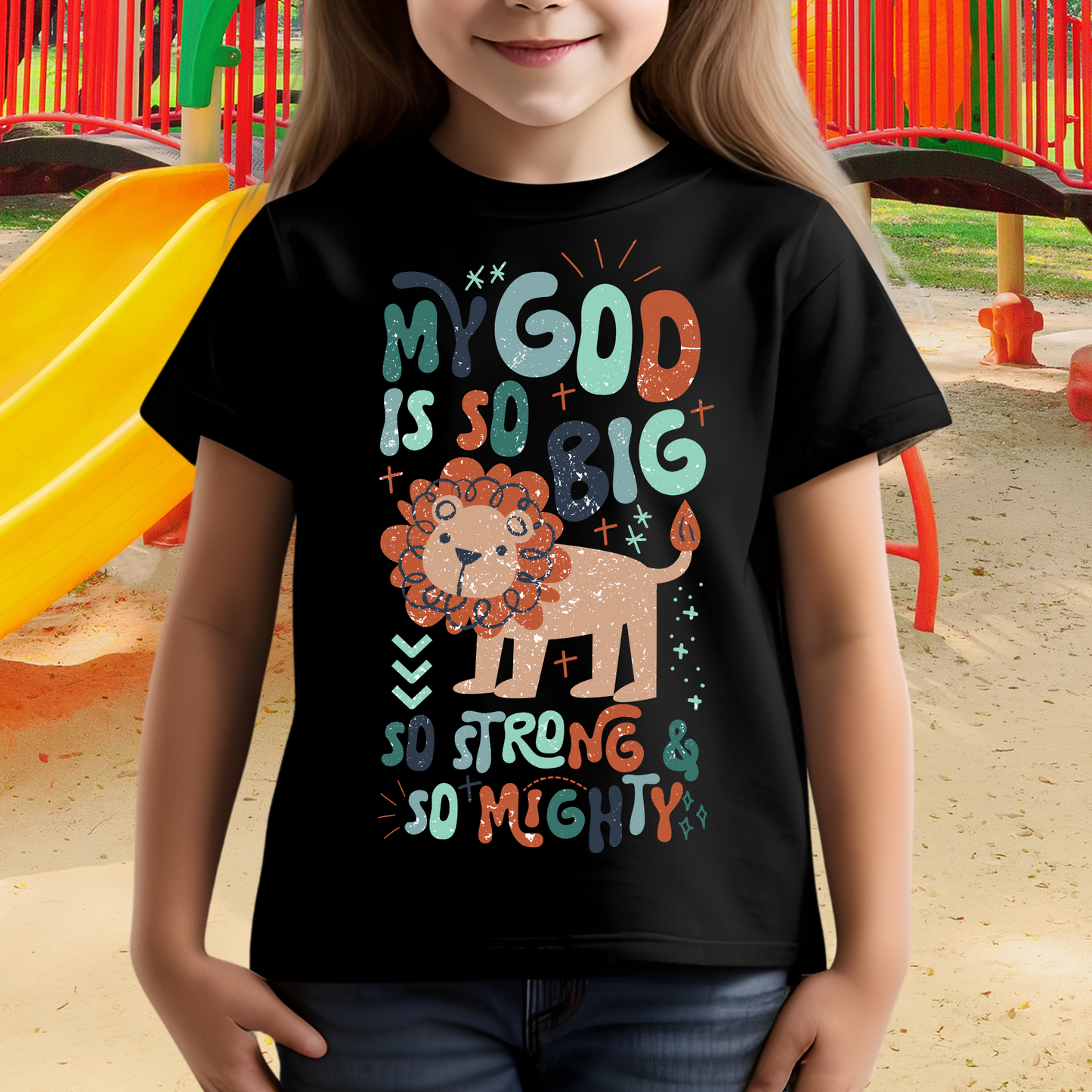 My God is so Big and Strong -Toddler Short Sleeve Tee