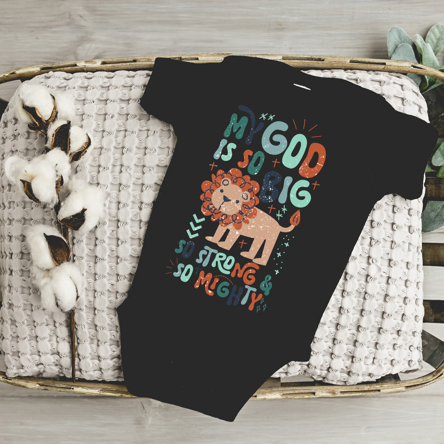 My God is so Big and Strong -Baby short sleeve one piece