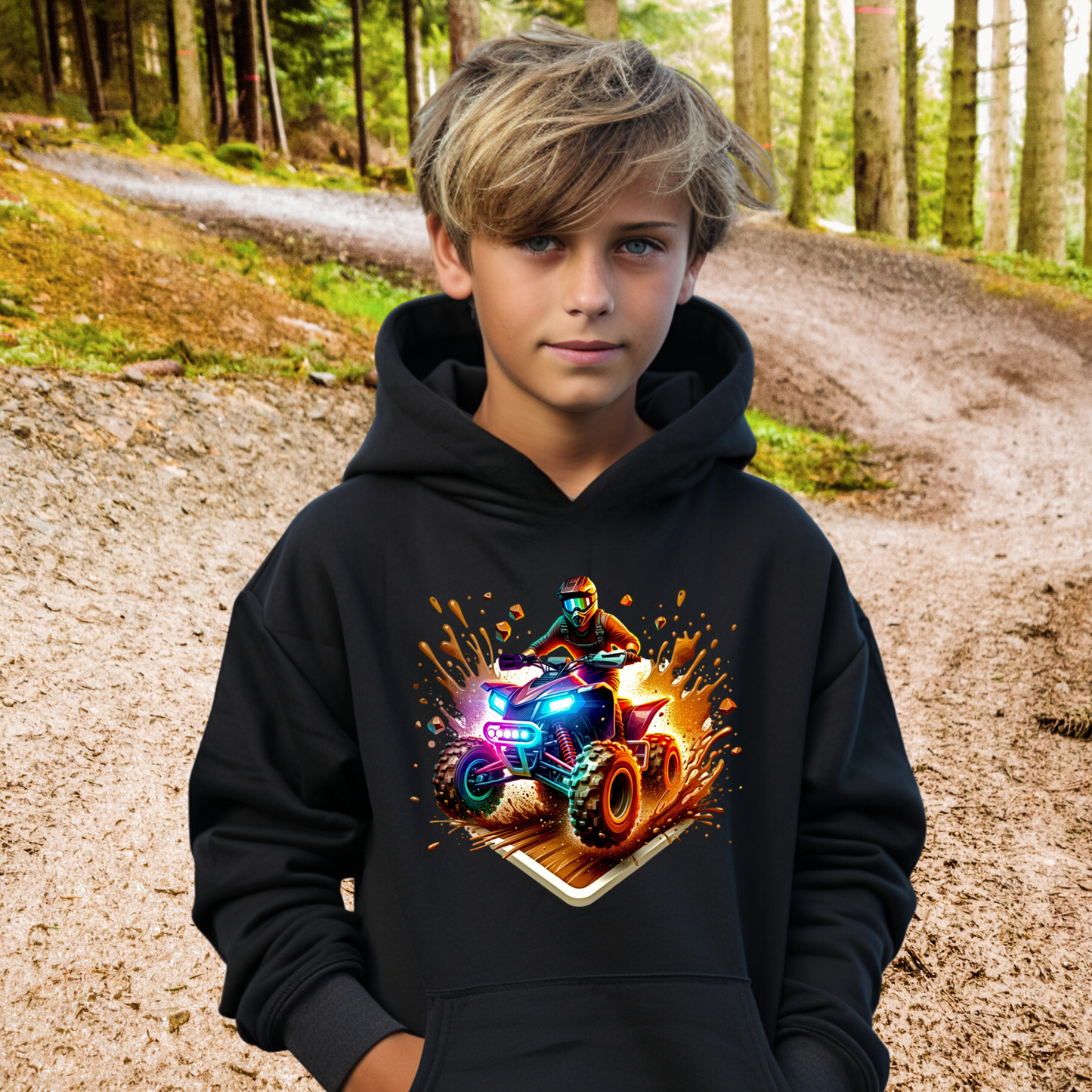 Quad, 4 Wheeler -Children's Boys T Shirts