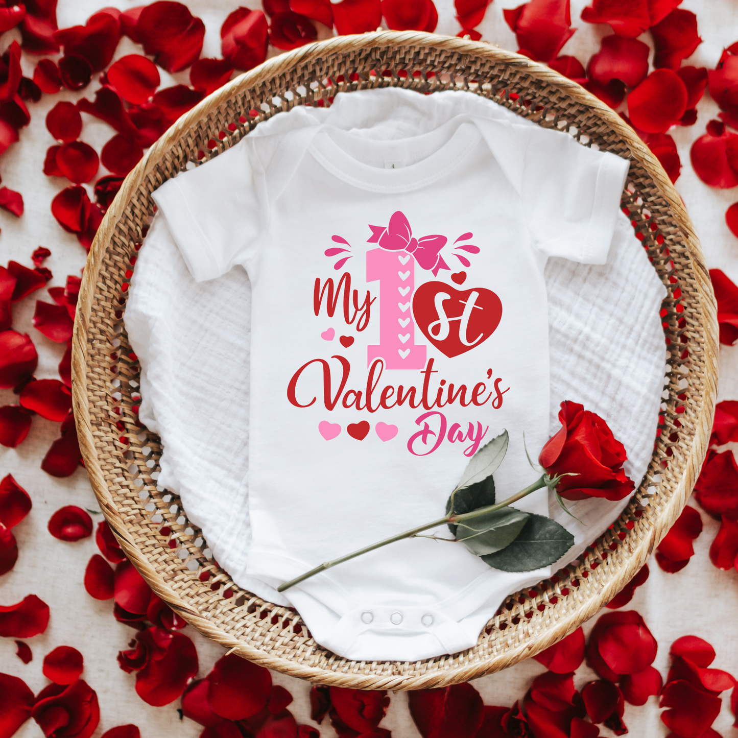 My First Valentine Onesie