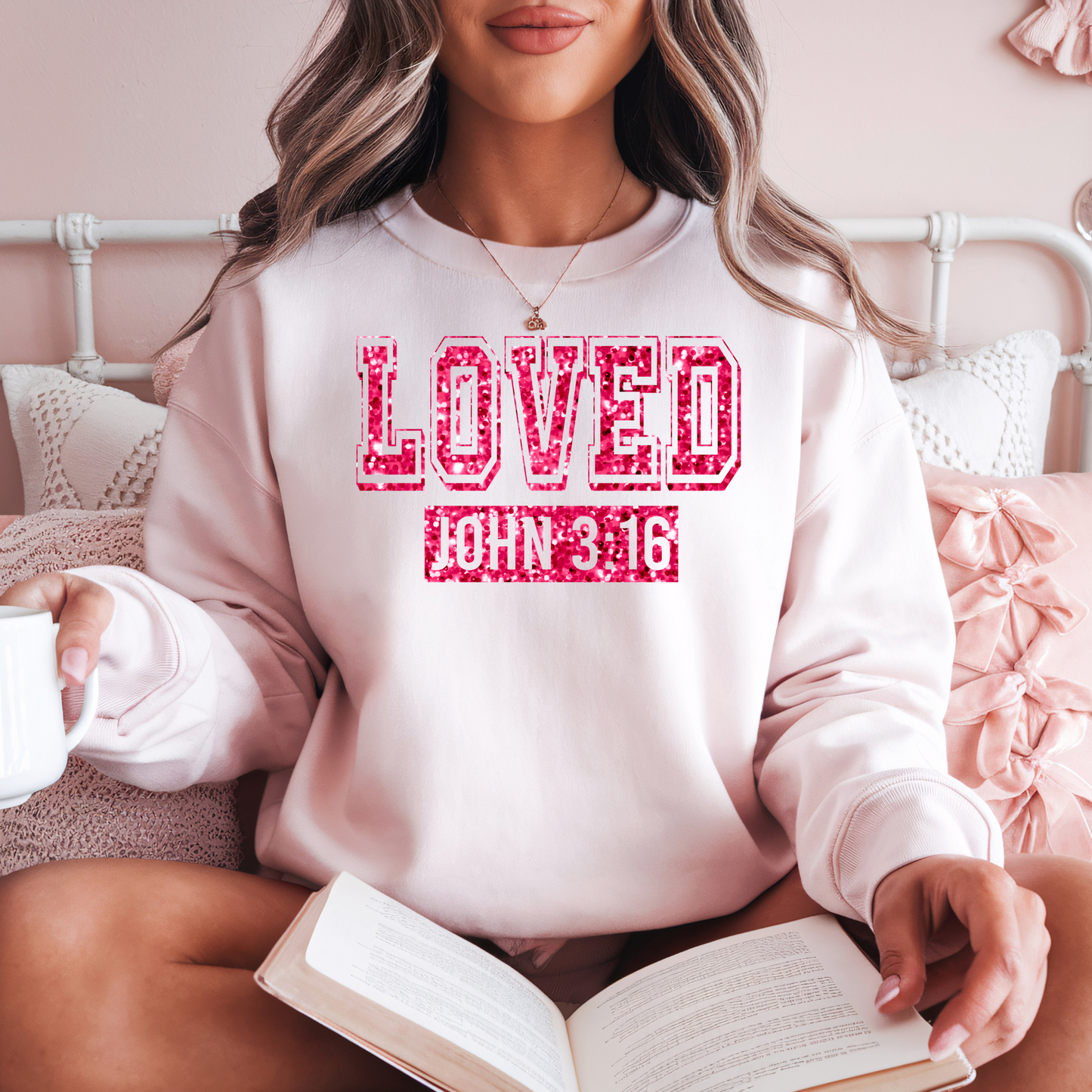 Bible Jesus Valentine's Heart Love by Jesus -T-shirt, Sweat Shirt or Hoodie