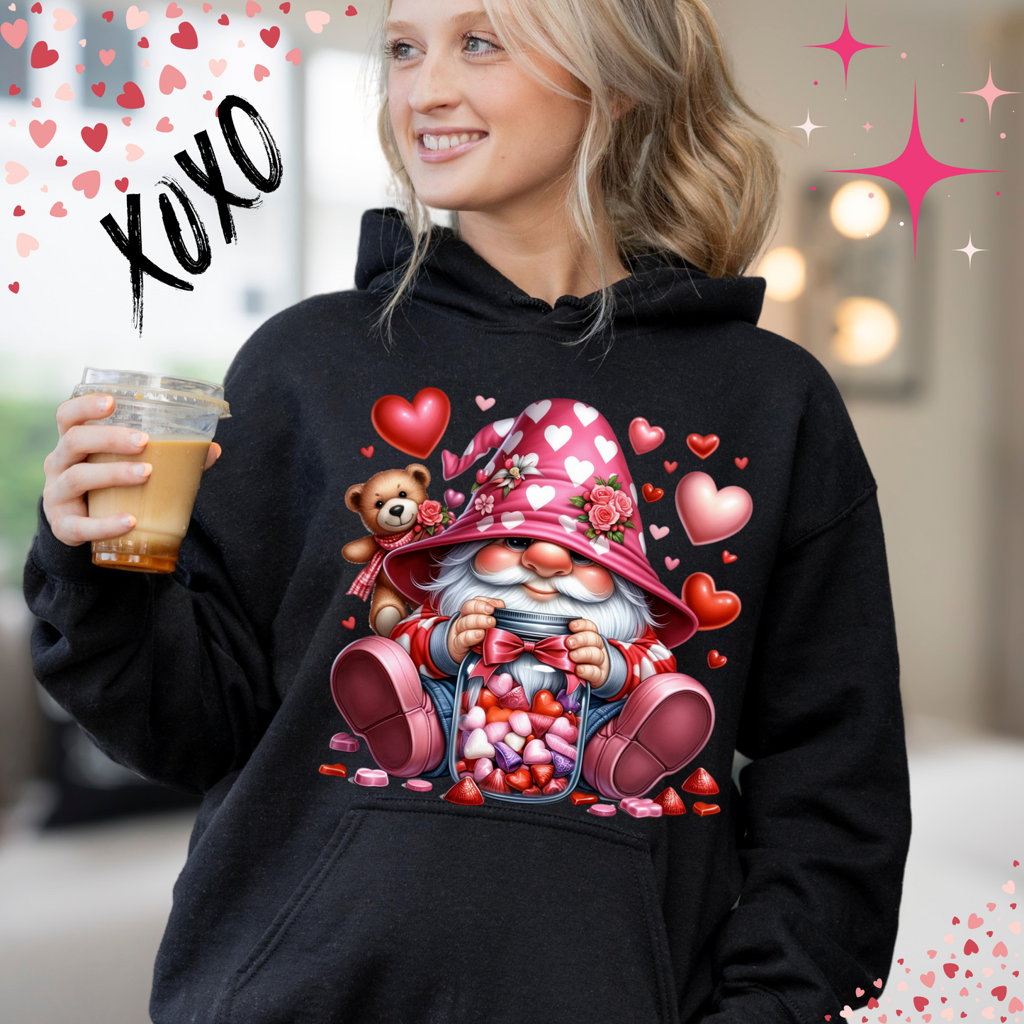 Women's Valentines -T shirts, Hoodies and Sweatshirts- Gnome candy