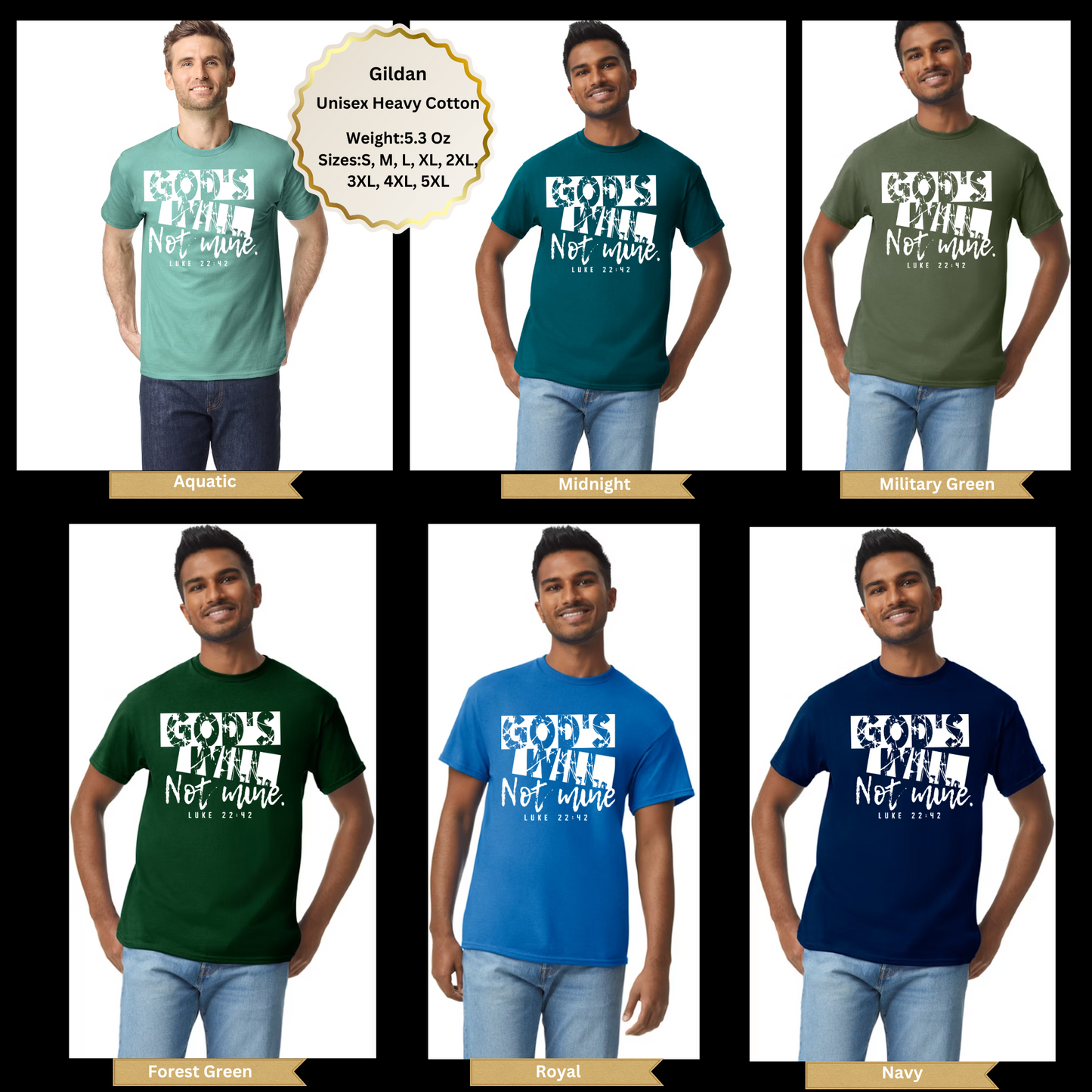 God's Will Not Mine -T-Shirt