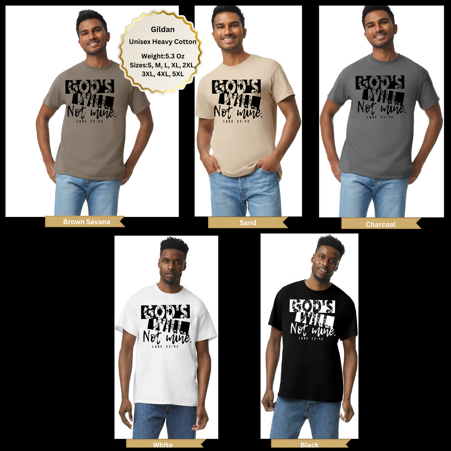 God's Will Not Mine -T-Shirt