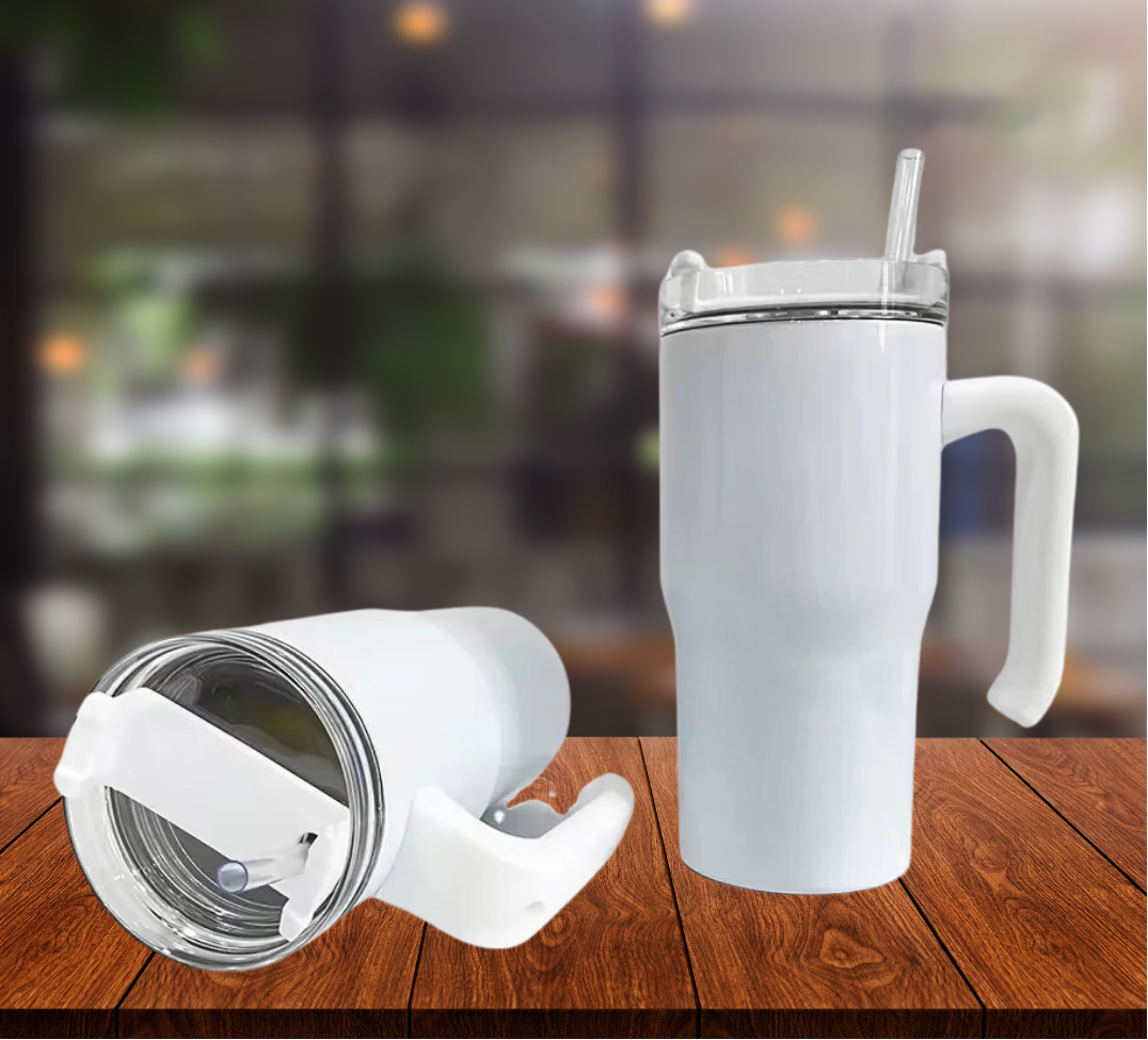 20oz Cup with handle -Children's Cups Cats and Flowers