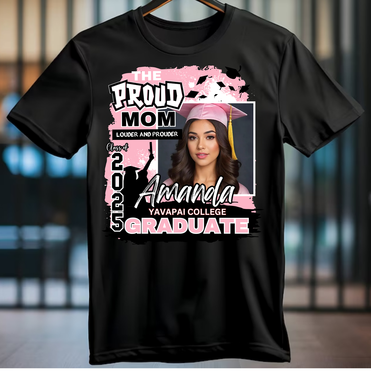 Proud Mom/Grandma/Sister/Brother Custom Graduation T-shirt