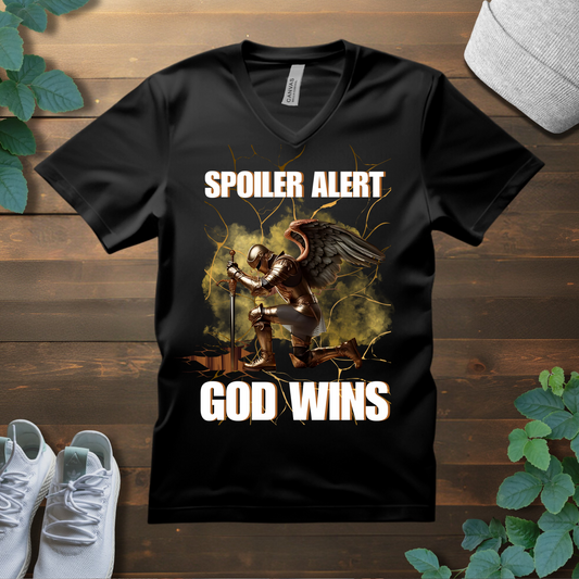 Women's V Neck Shirt -Spoiler Alert