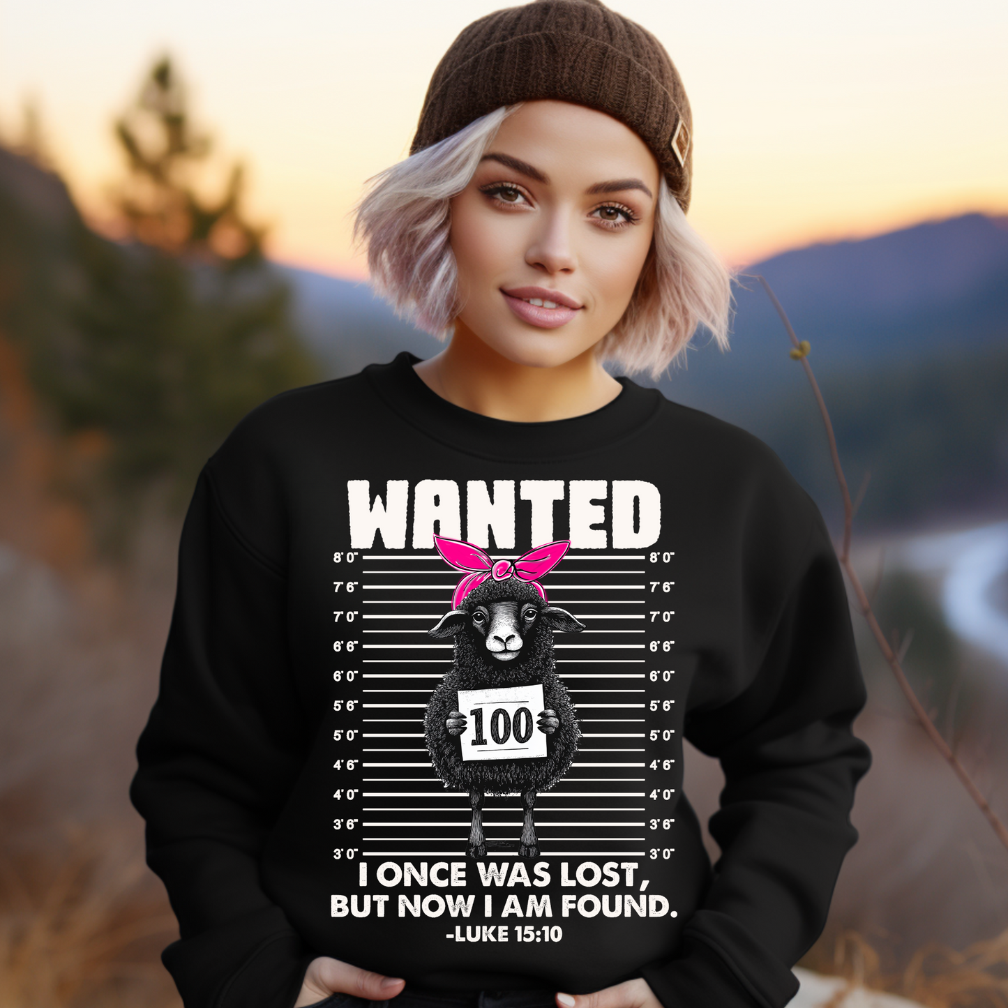 Lost Sheep Christian Shirt – Luke 15:10 | “I Once Was Lost But Now I’m Found” Bible Verse Tee, Hoodie & Sweatshirt