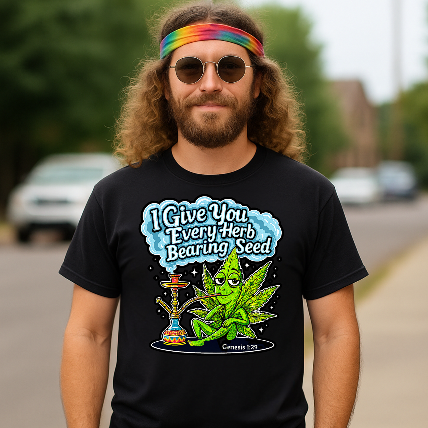 I’ll Give You Every Herb Bearing Seed” Graphic Tee & Hoodie, Cotton T-Shirt, Hoodie