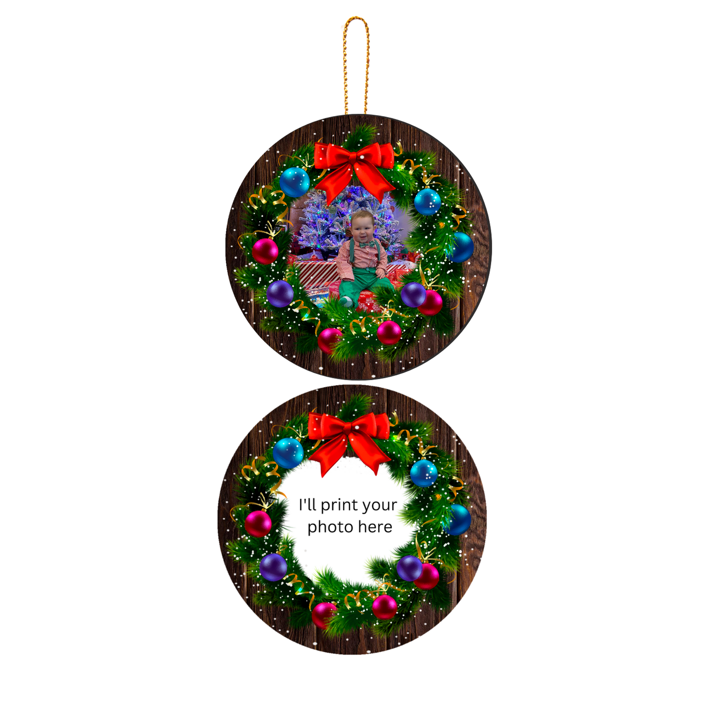Personilized Keepsake Christmas Ornaments
