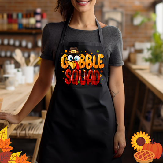 Fun Thanksgiving Aprons- Gobble Gobble