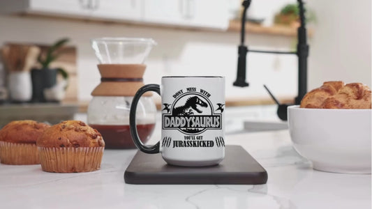 Make Dad roar with joy this Father’s Day with our 15 ounce ceramic mug