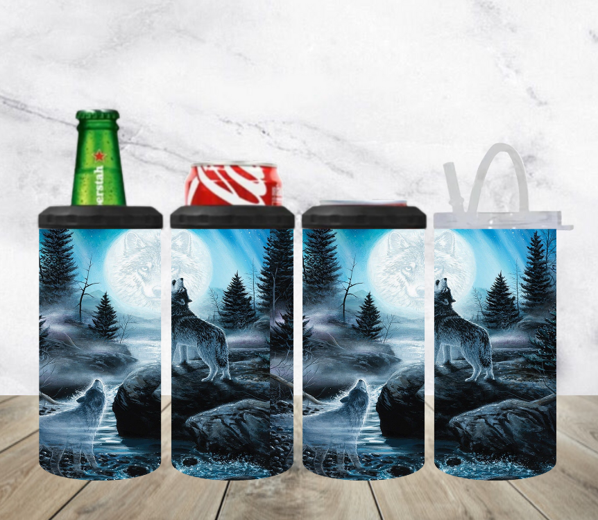 4 in 1 Bottle and Can Holder and Tumbler- 16oz
