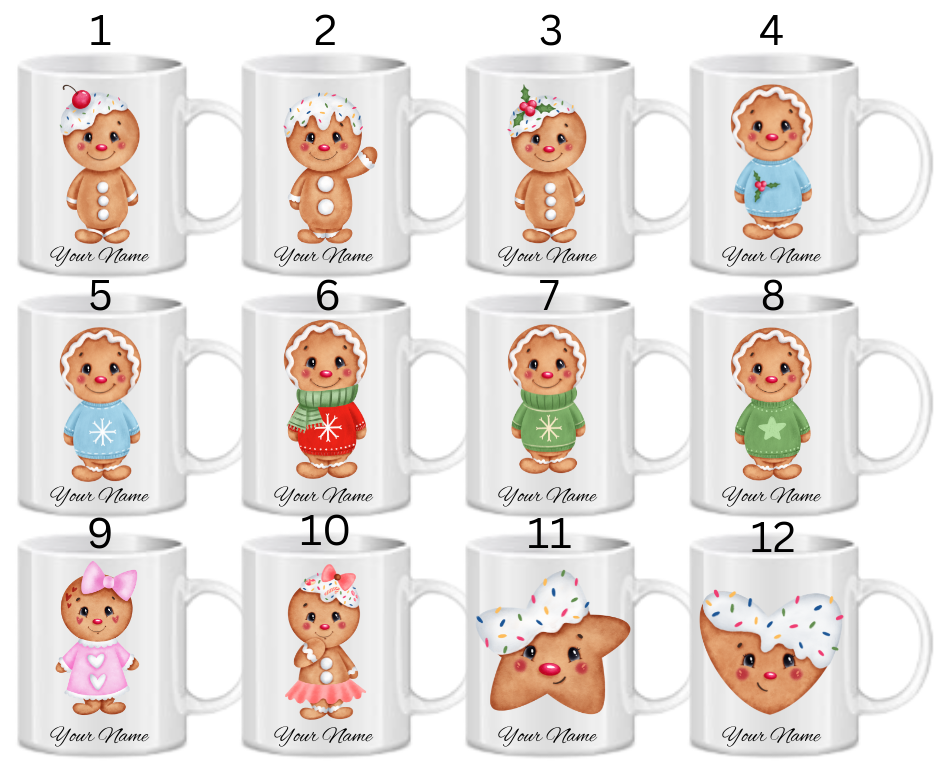 Grandma's Gingerbread Grandkids 11oz Ceramic Mug