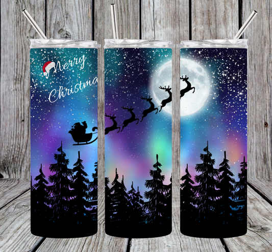 Northern Lights Christmas 20oz Tumbler