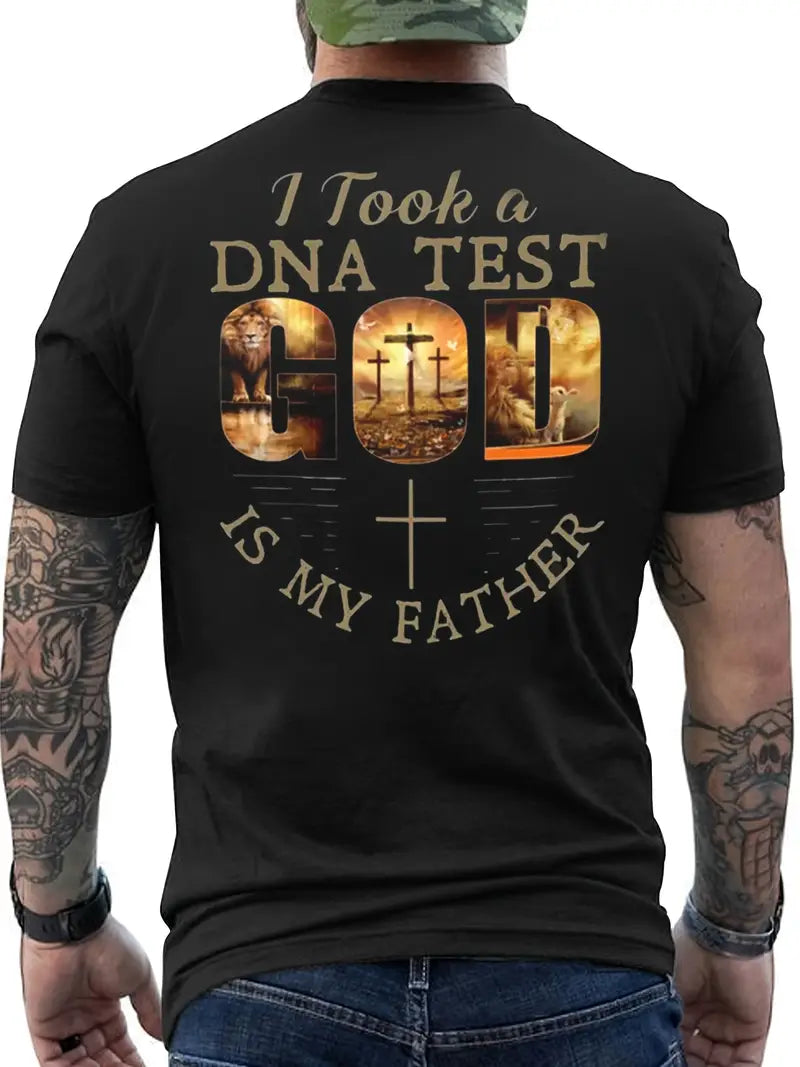 Men's T-Shirt -  Stunning, God is my Father DNA Test      0-10