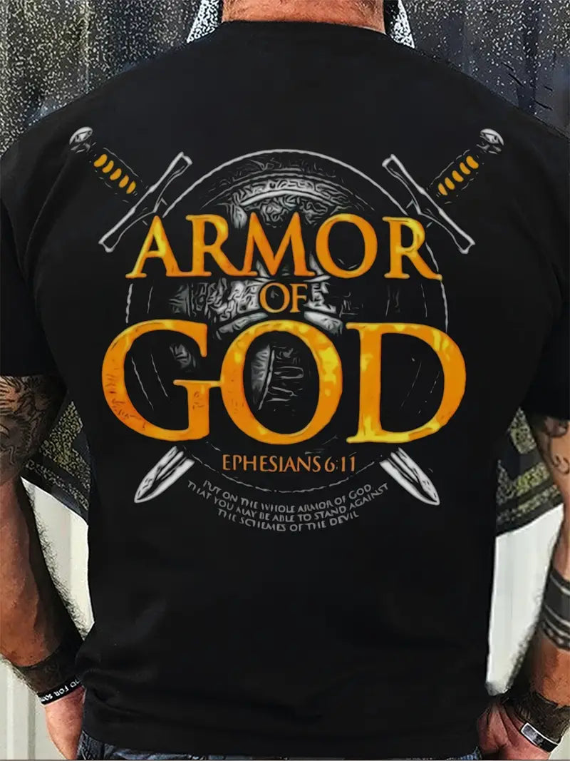 Men's T-Shirt - Armor of God Swords      0-18