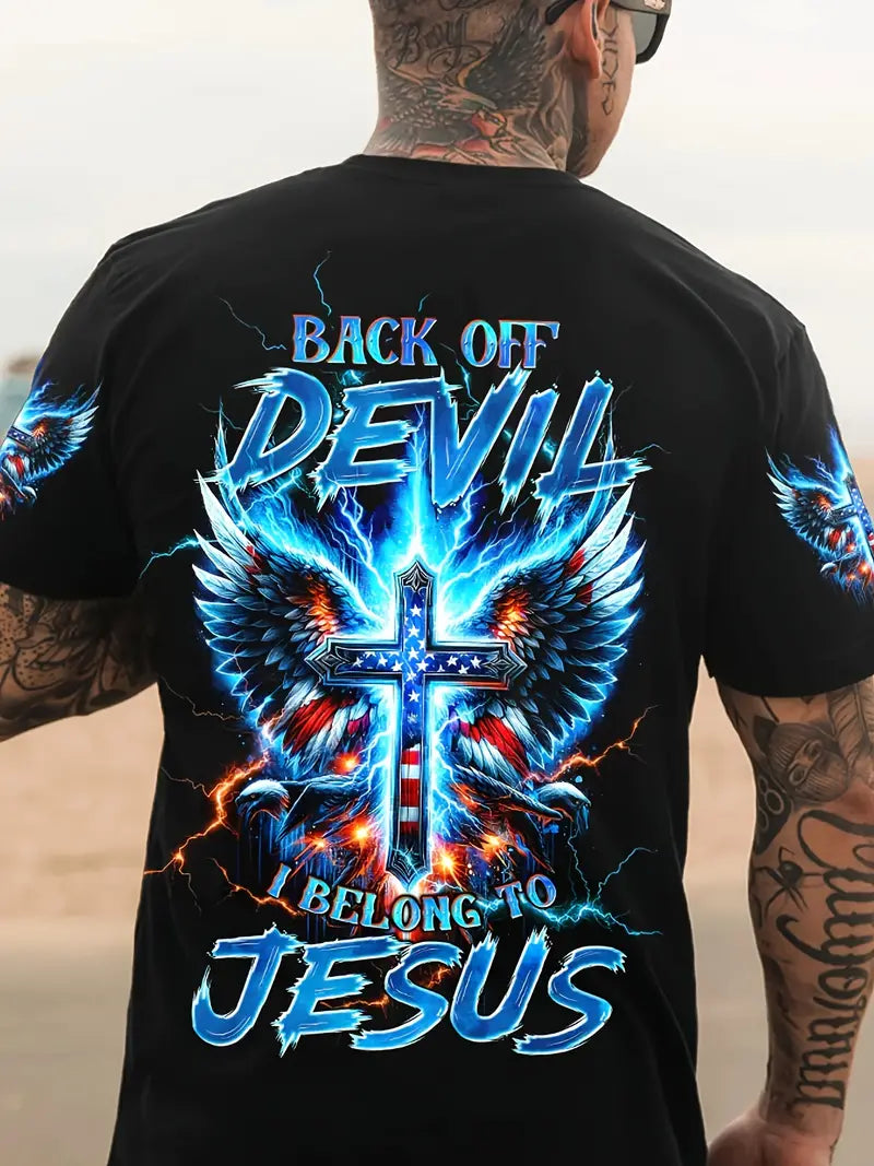 Men's T-Shirt - Back off Devil      0-19