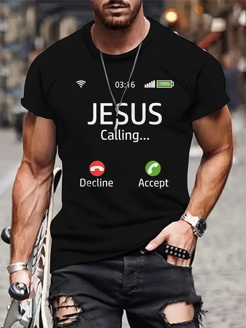 Men's T-Shirt - Jesus is Calling  0-24