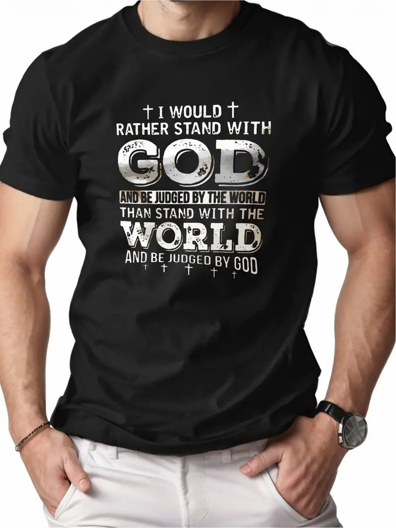 Men's  T-Shirt - Stand with God  0-26