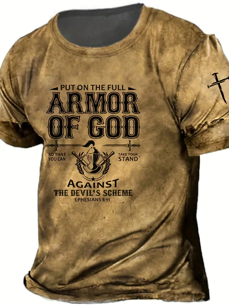 Men's T-Shirt - Armor Of God          0-9