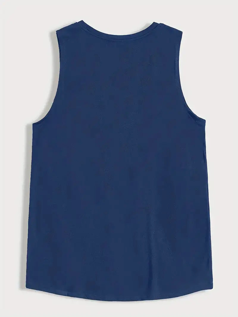 Men's Sleeveless Shirt - This is how I fight my Battles, Blue  1-13