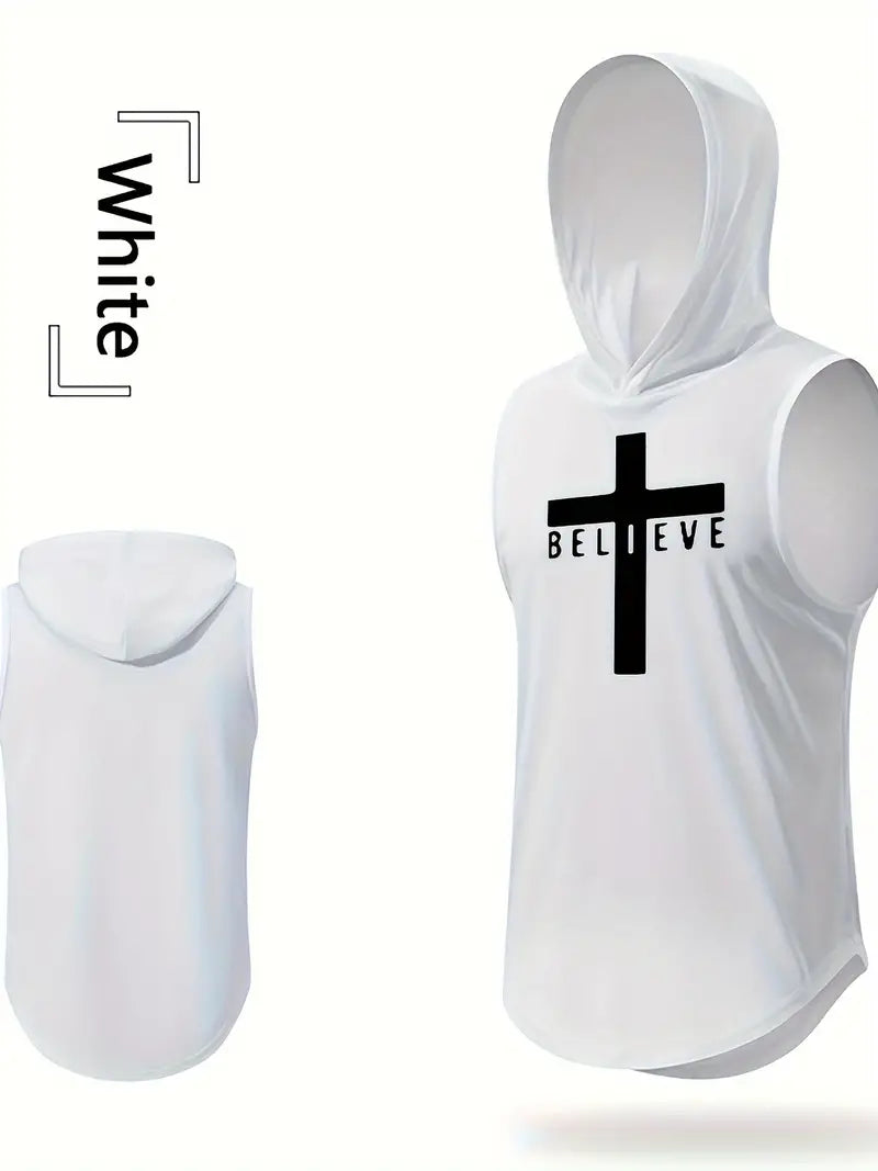 Men's Sleeveless Shirt - Believe Cross   1-9